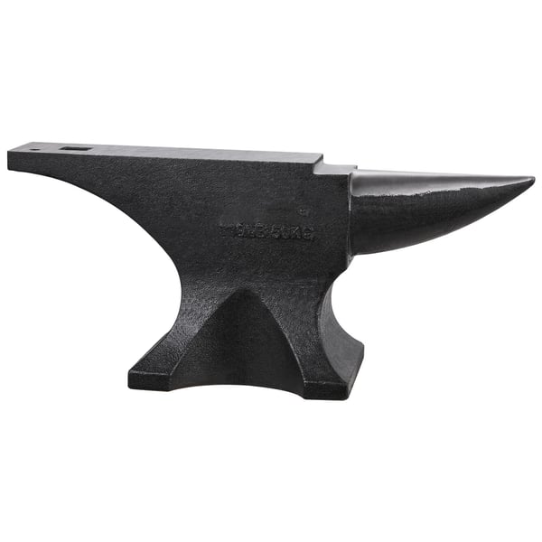 Ambolt, Enkelt horn støbestål, 57,2x9,8 cm, Værktøj til metalbearbejdning