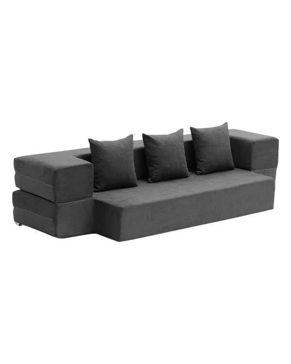 Taitettava vuodesohva 103x193x22,5 cm tummanharmaa, memory foam Taitettava vuodesohva 103x193x22,5 cm tummanharmaa, memory foam