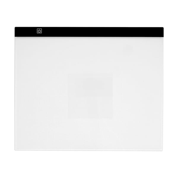 Lysplade, B4 LED ultratynd bærbar, 40,2x30,8 cm, sort