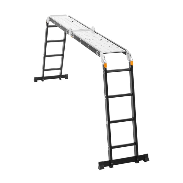 Taitettava tikas, 7-in-1 teleskooppijatkettava tikas, 152,5x60,8x226 cm, alumiini