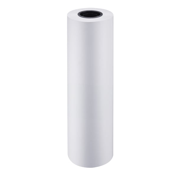 Plotterpapirruller, 61 cm x 152,4 m, Hvid, Bondpapir