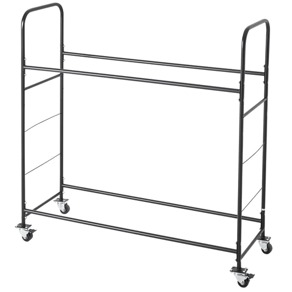 Renkaiden säilytysteline, 158,5x57x152 cm, Säädettävä, Teräs, Säilytys