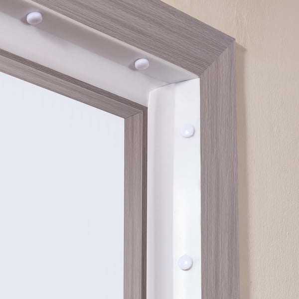 Garageport tætningsliste, 870x2.5x5.6 cm, Hvid, TPE vejrbestandig