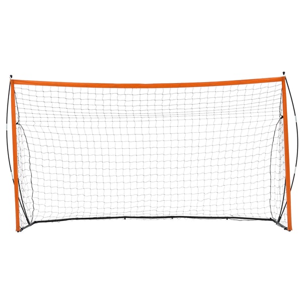 Fotbollsmål, 366x183 cm, Orange, Stål-Fiberglasstruktur