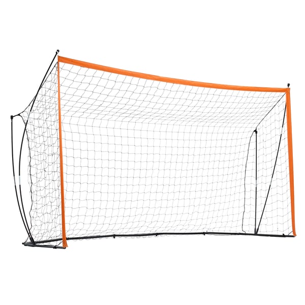 Fotbollsmål, 366x183 cm, Orange, Stål-Fiberglasstruktur