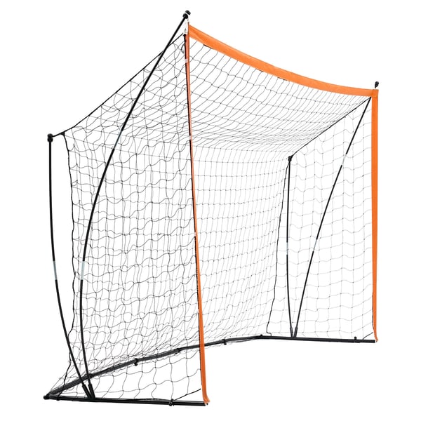Fotbollsmål, 366x183 cm, Orange, Stål-Fiberglasstruktur