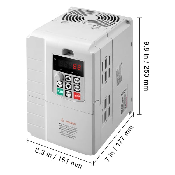 Frekvensomformer, 7.5KW 34A 10HK, Hastighedskontrol, Motorkontrol