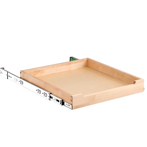 Skabsorganisator, Udtræksskuffe med soft close 50,8x53,3 cm, Træ