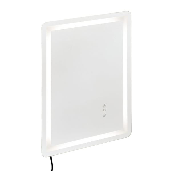 LED Badrumsspegel 50x70x2,6 cm Dimbar Anti-im Väggmonterad