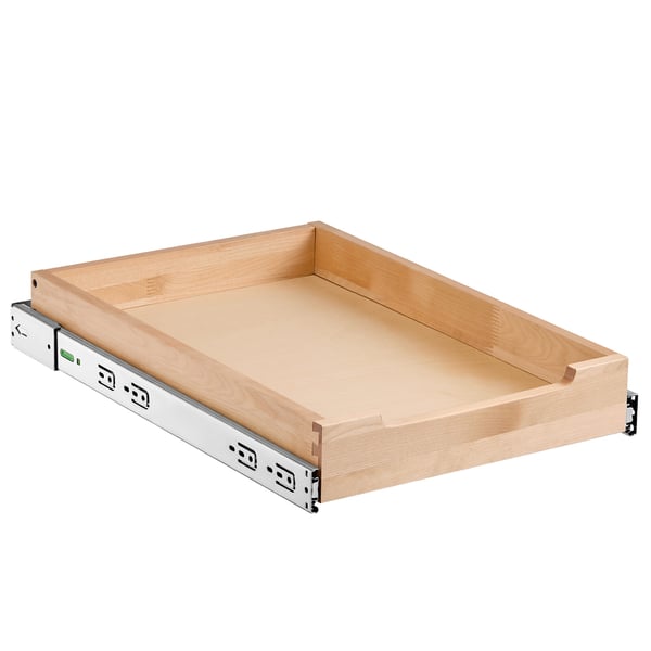 Skabsorganisator, Udtrækkelig træskuffe, 35,6x53,3 cm, Opbevaring