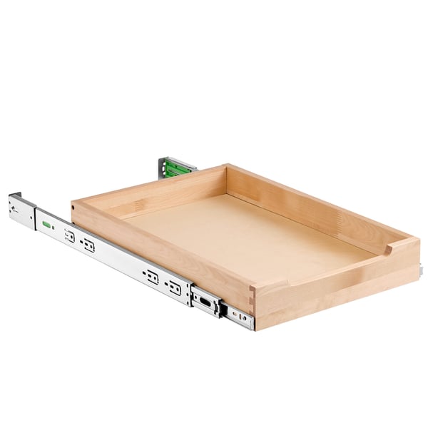 Skabsorganisator, Udtrækkelig træskuffe, 35,6x53,3 cm, Opbevaring