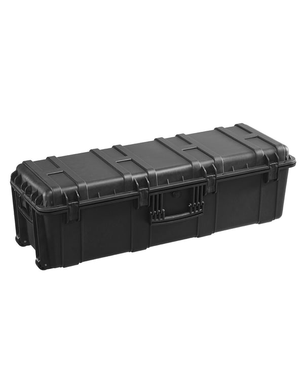 Beskyttende hårdt etui, 112x40.5x34.2 cm, sort, vandtæt opbevaring