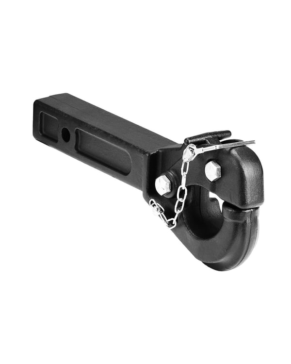 Pintle-koukku, 37x8x15 cm, musta, teräs