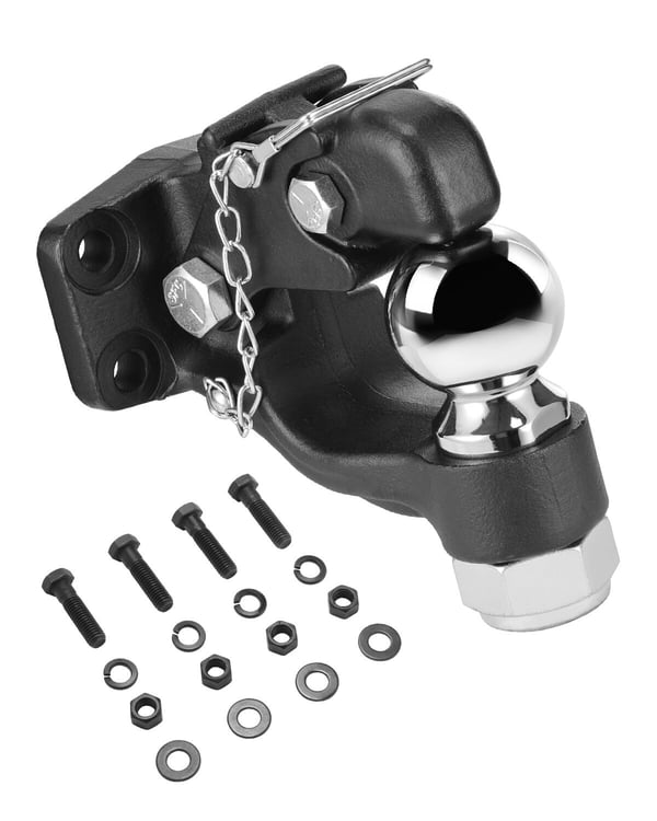 Pintle-koukku, 16.5x11.5x18.5 cm, musta, teräs Pintle-koukku, 16.5x11.5x18.5 cm, musta, teräs