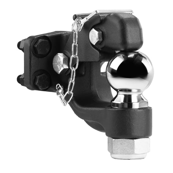 Pintle-koukku, 16.5x11.5x18.5 cm, musta, teräs