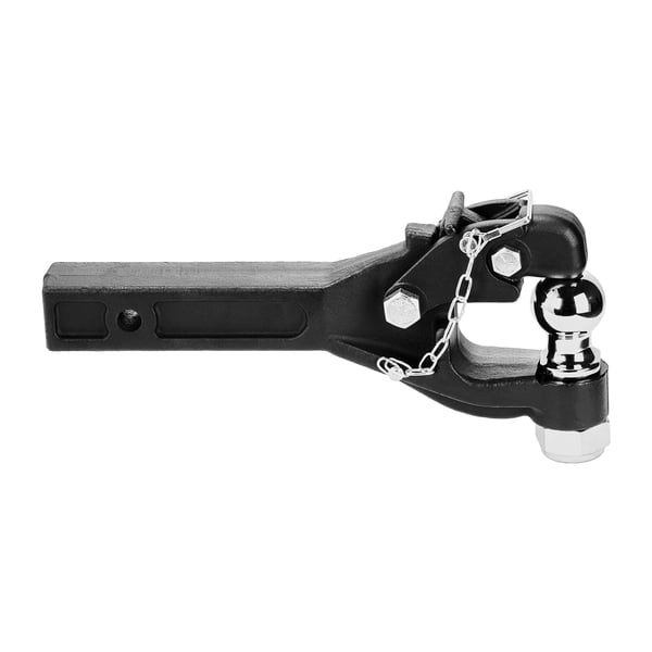 Pintle-koukku, 40x7.5x17.5 cm, musta, teräs