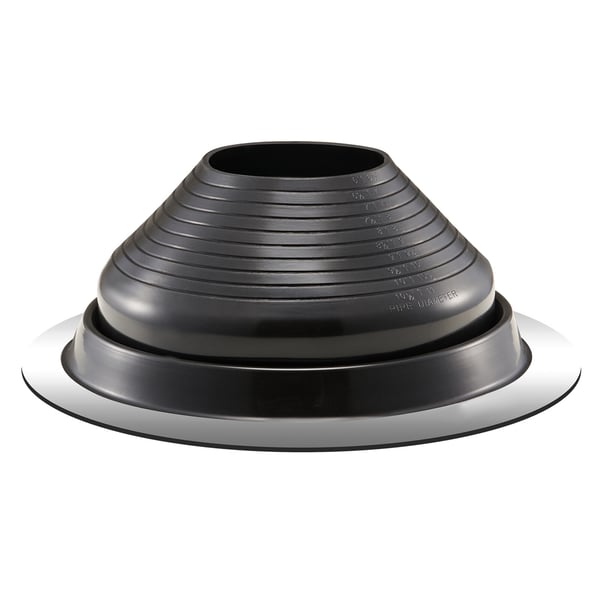 Takgenomföringsstos, 2-pack, 36.8x14.5 cm, svart, EPDM, tak