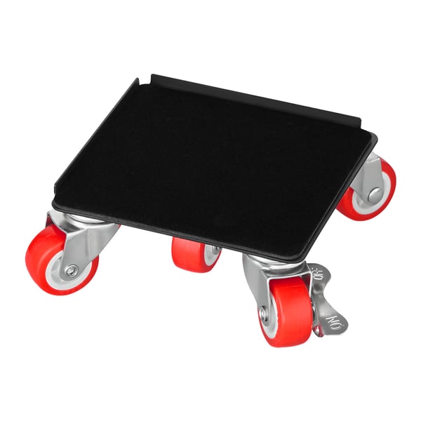 Møbeltransport Sæt, 135x135x52 mm, Kulstofstål, Kraftig Flytning