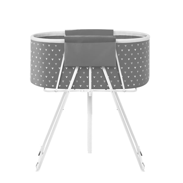 Hundbadkar, Portabel Upphöjd Hopfällbar 85x47x98 cm Grå, PVC