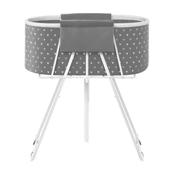 Hundbadkar, Portabel Upphöjd Hopfällbar 85x47x98 cm Grå, PVC
