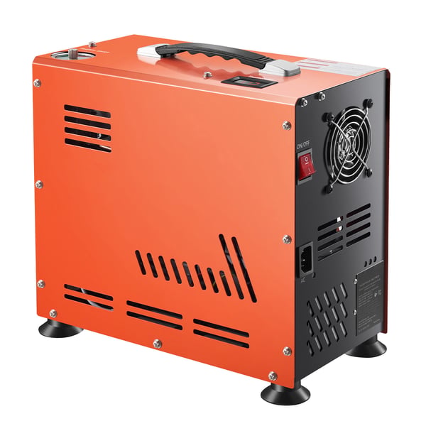 Luftkompressor, 800W dobbeltcylinder PCP luftgevær, 37x18x35 cm