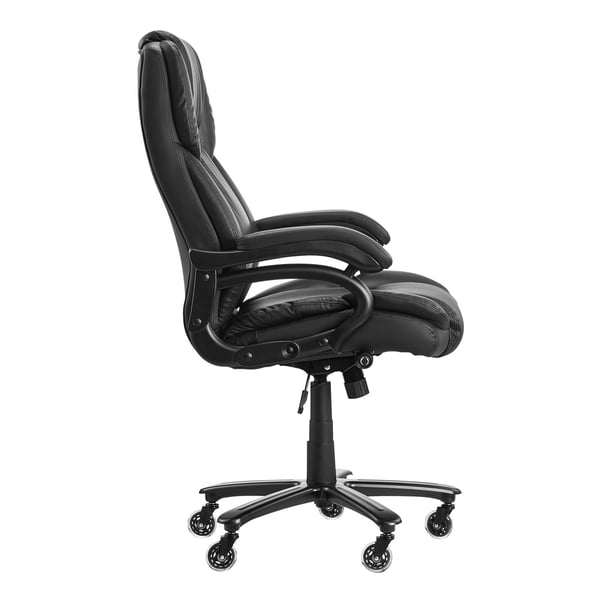 Direktørstol, 68,5x77,4x128,8 cm, Sort, PU-læder