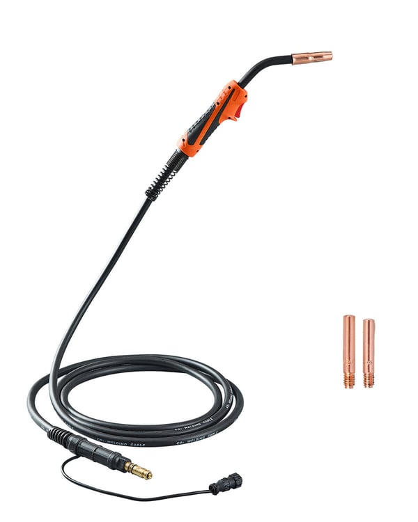MIG-svetsbrännare 430x12x45 mm, 250A, 4.5 m kabel, Svetstillbehör