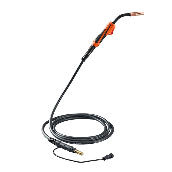 MIG-svetsbrännare 430x12x45 mm, 250A, 4.5 m kabel, Svetstillbehör