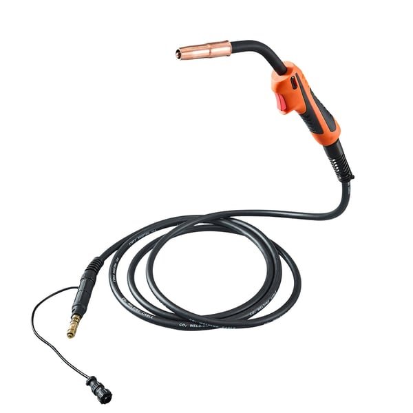 MIG-svetsbrännare 430x12x45 mm, 250A, 4.5 m kabel, Svetstillbehör