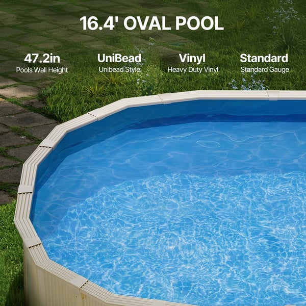 Poolliner, 500x300x120 cm, Oval, Vinyl