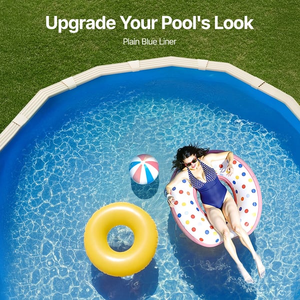 Poolliner, 500x300x120 cm, Oval, Vinyl