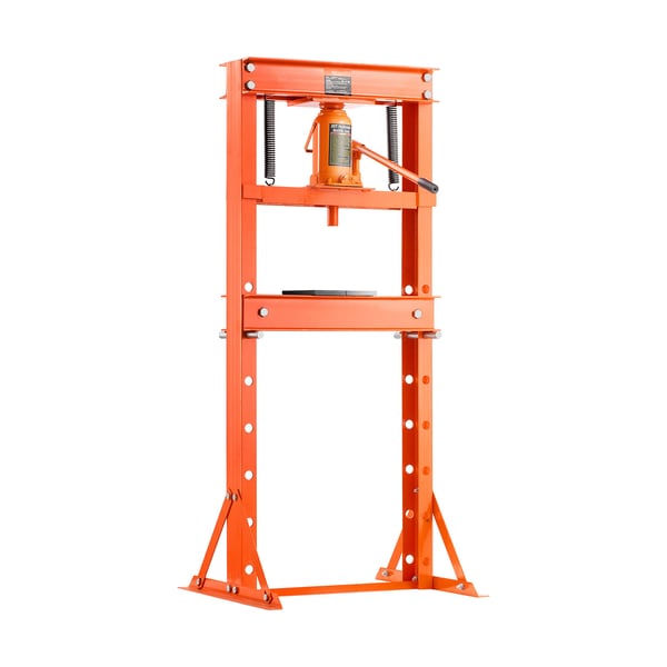 Hydraulisk værkstedspræse, 682x595x1496 mm, Justerbar, Stål