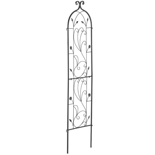 Havestativ, 152x38 cm, Sort, Metal