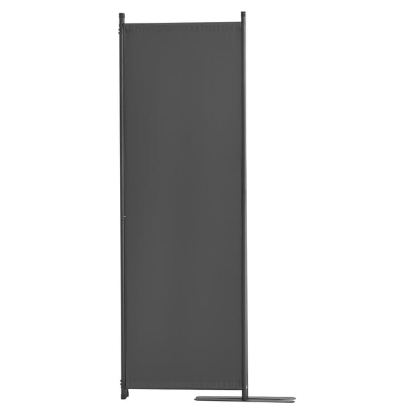 Rumdeler, 228x45x172,5 cm, Grå, Stofskillevæg
