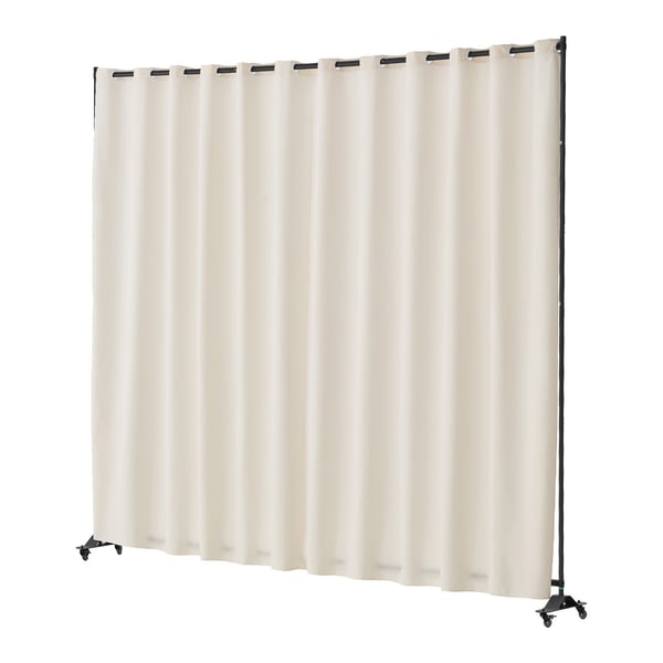 Rumdeler 308,5x45x245,5 cm Beige, afskærmningsskærm Rumdeler 308,5x45x245,5 cm Beige, afskærmningsskærm