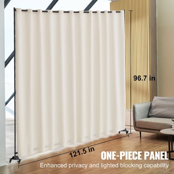 Rumdeler 308,5x45x245,5 cm Beige, afskærmningsskærm