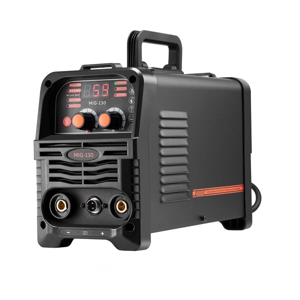 MIG-svets, 130A 3-i-1 Flux Core MIG/Stick/Lift TIG, 32x15x25 cm, Portabel