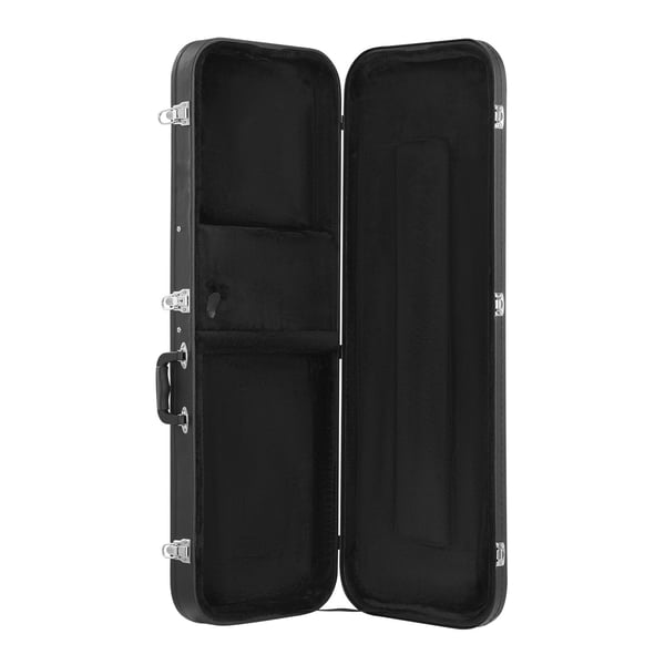 Elgitarr Hardcase 109,5 cm Svart, med lås och nyckel, Vattentät