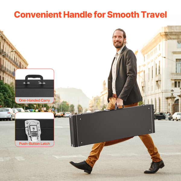 Elbas Hardcase, 122x40x10 cm, Sort, Vandtæt