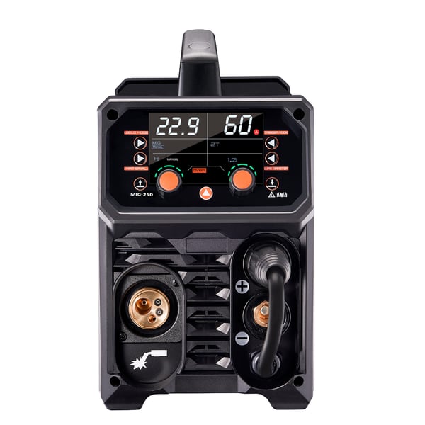 MIG-hitsauskone 250A 5-in-1 synerginen hitsauslaite 43x18x32 cm