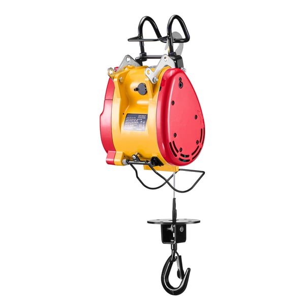 Elektrisk taljespil, 1100 lbs kapacitet, 1800W, 500x250x200 mm, stål