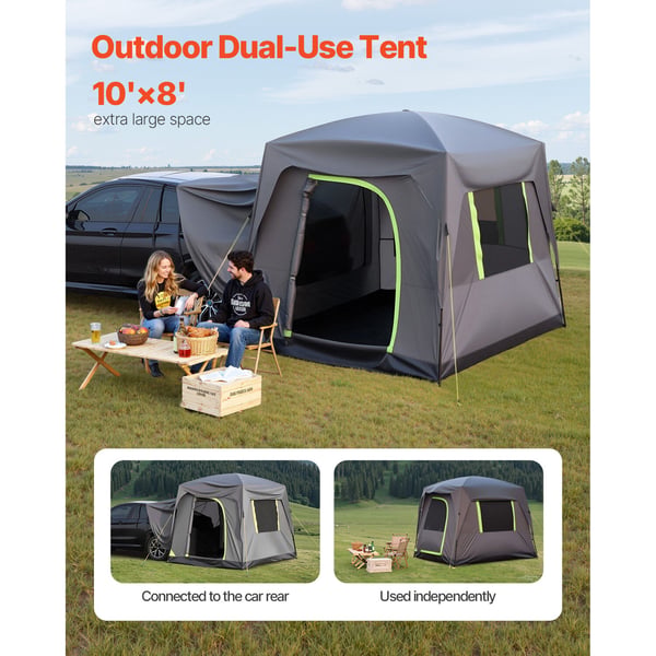 SUV Camping Telt, 2480x3080x2300 mm, Vandtæt, Dobbelt Lag
