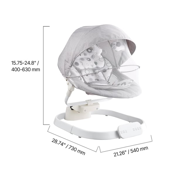 Babygunga, 73x54x40-63 cm, Portabel