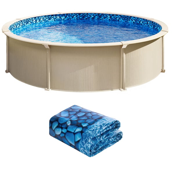Poolforing, 914x147 cm, Blå, Vinyl