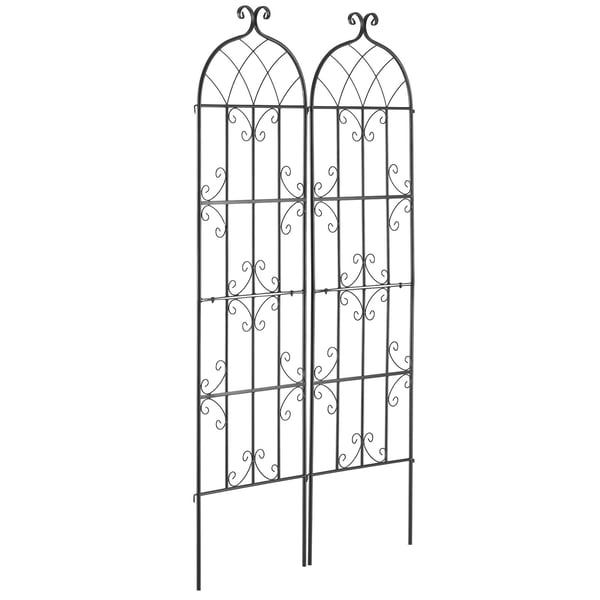 Havestativ, 51x180 cm, Sort, Metal