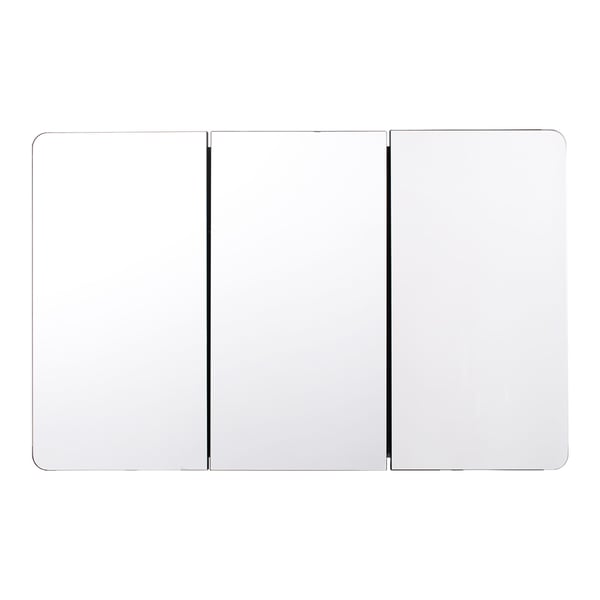 Medicinskab, 101,7x12,7x64,8 cm, Sort, Aluminiumsramme