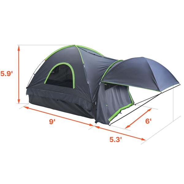 Lastbilstält, 325x183x180 cm, Vattentät, Camping, Förvaring