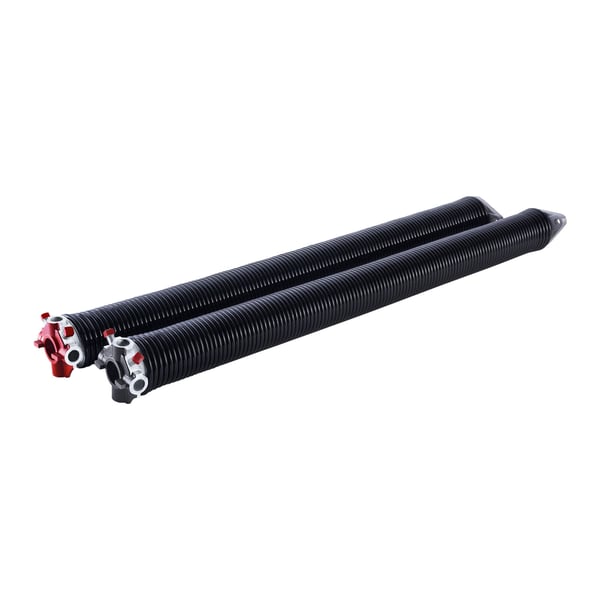 Garageport Torsionsfjädrar, 5.94x50.8x71.1 cm, Svart, Stål