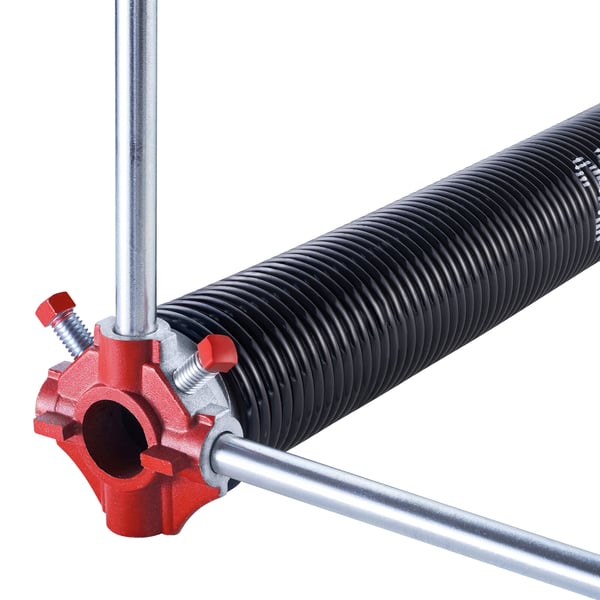 Garageport Torsionsfjädrar, 5.7x50.8x68.5 cm, Svart, Stål