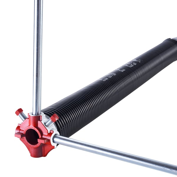Garageport Torsionsfjedre, 5.54x50.8x66.8 cm, Sort, Stål
